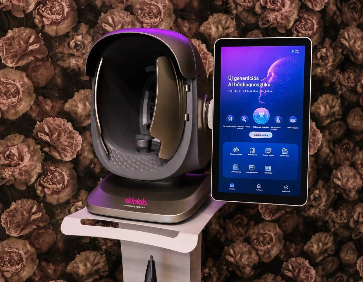 Skinetic AI+ professzionális AI bőrdiagnosztikai rendszer a SkinLab Hungary-től